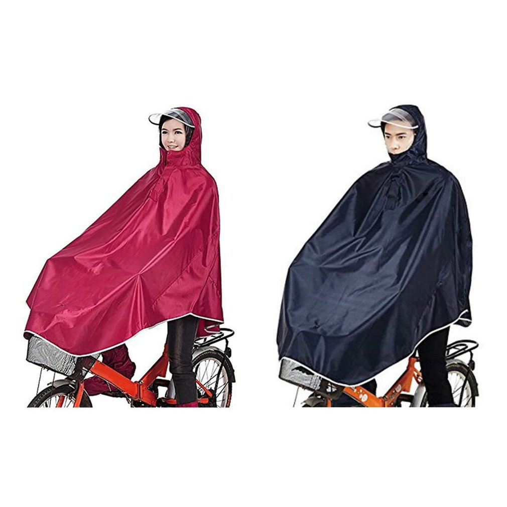 Impermeabile per moto elettrico mantella impermeabile resistente tutto'usura poncho Oxford traspirante giacca da bicicletta per uomo e donna