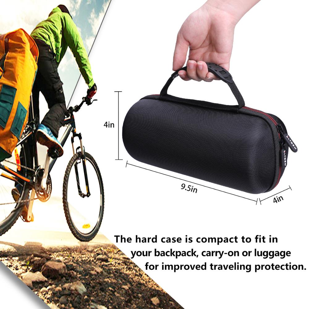 Ltgem vandtæt eva hårdt etui til anker soundcore flare 2 bluetooth højttaler