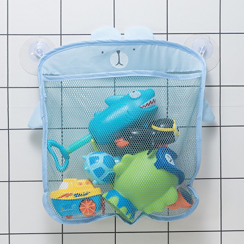 Baby Bathroom Bath Toys Organizer Storage Bag Basket Net Bathing Pool Interactive Toy Water Shower Set For Kids Children