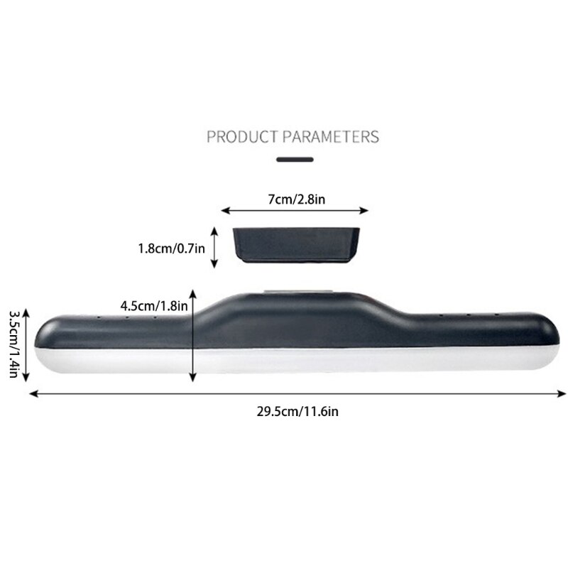 LED Desk Lamp Hanging Magnetic Night Light 6000K 14 LEDs USB Charging Table Lamp for Home,Office,Kitchen,Closet,Bedroom