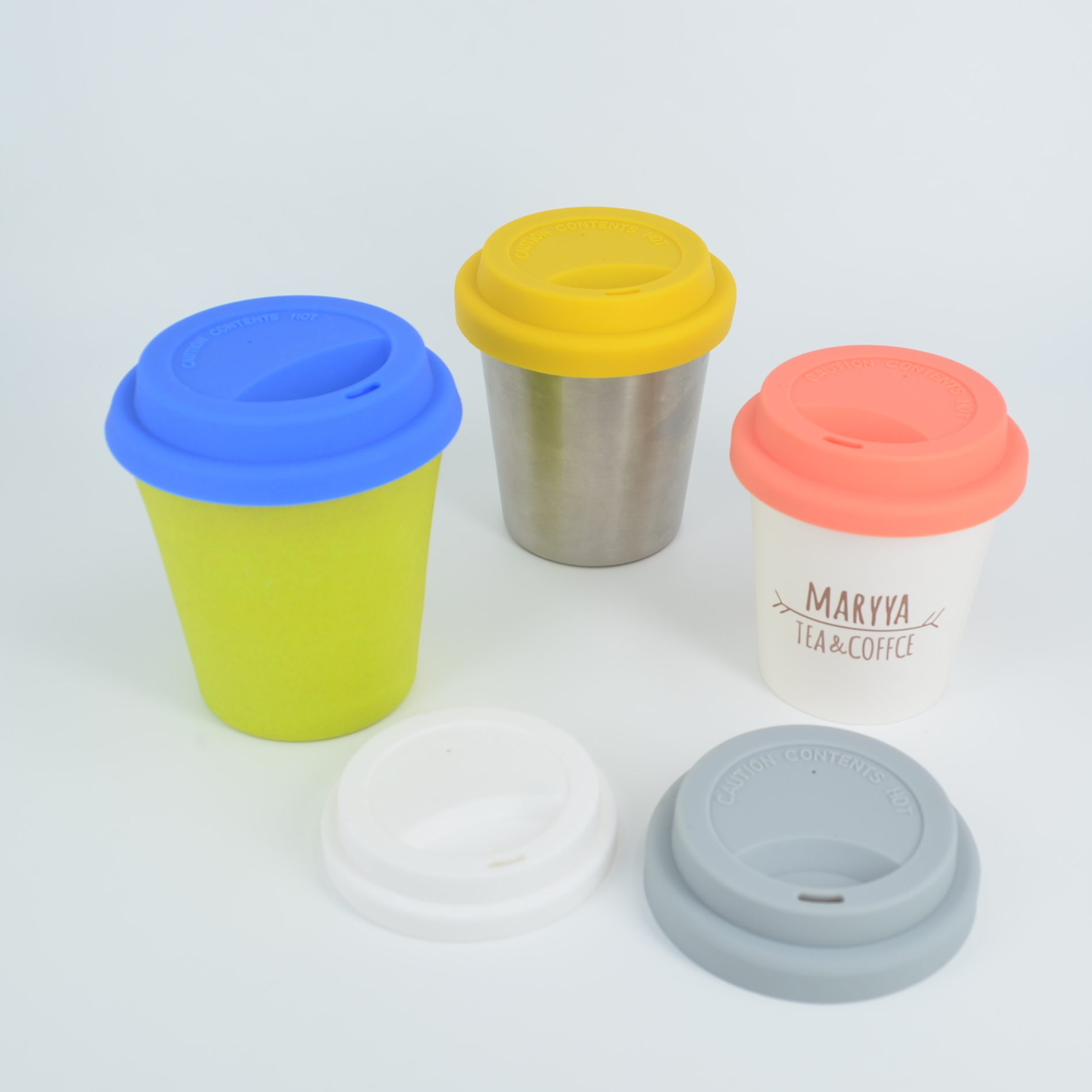 Use For 65/70/75/80/85/88MM Reusable Silicone Cup Lids Fresh Cover Silicone Insulation Anti-Dust Cup Cover Coffee Mug Lids