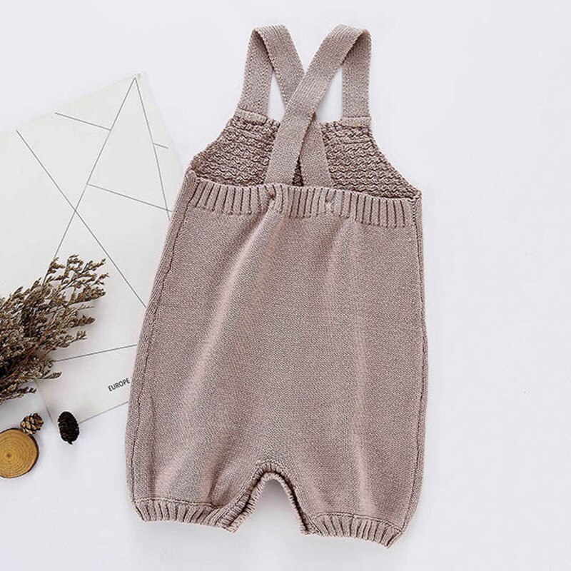 Boys Girls Warm Clothes Fall/Winter Baby Romper Knitted Woolen Jumpsuit Toddler Child Bag Fart Romper