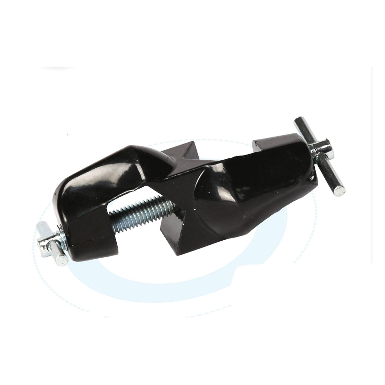 80mm Height 17mm Rotary Lab Stand Clamp Iron Clip Cross Test Tube Holder