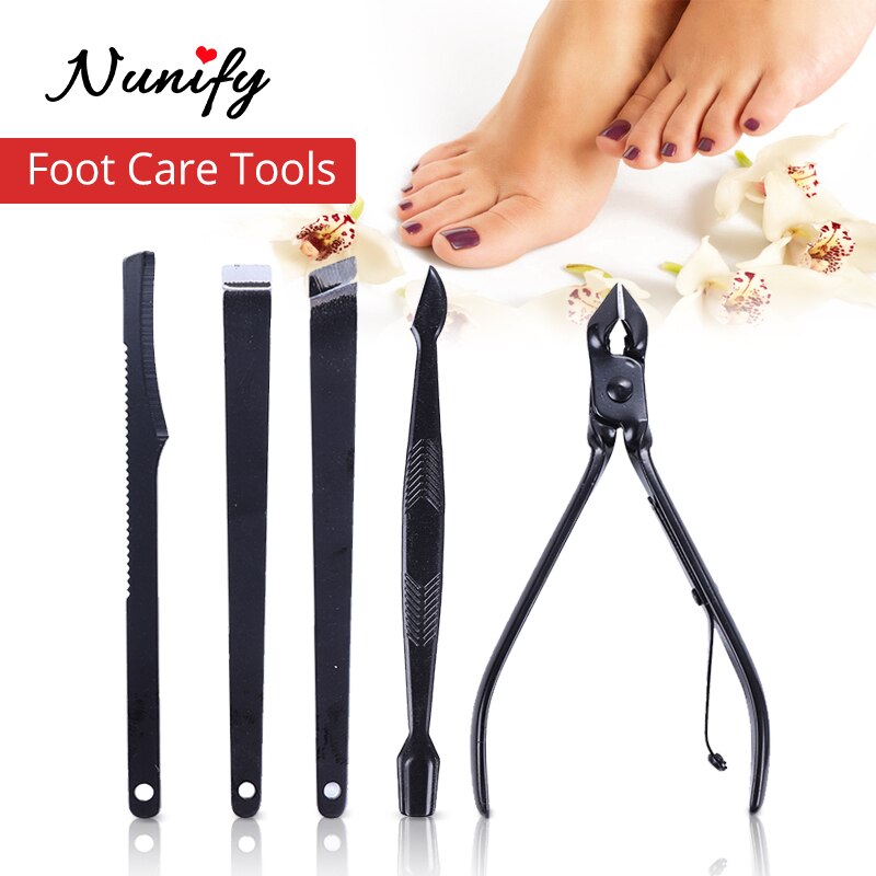 Nunify Pedicure Set 7/10/15/18 Stks/set Roestvrij Staal Nagelknipper Schaar Set Kits manicure Pedicure Care Set