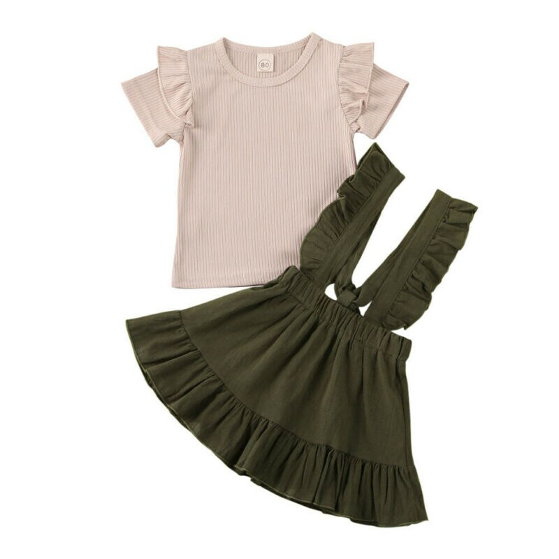 JiAmy Meisjes Valentijnsdag Sets Button Down 3 Stuk Sets