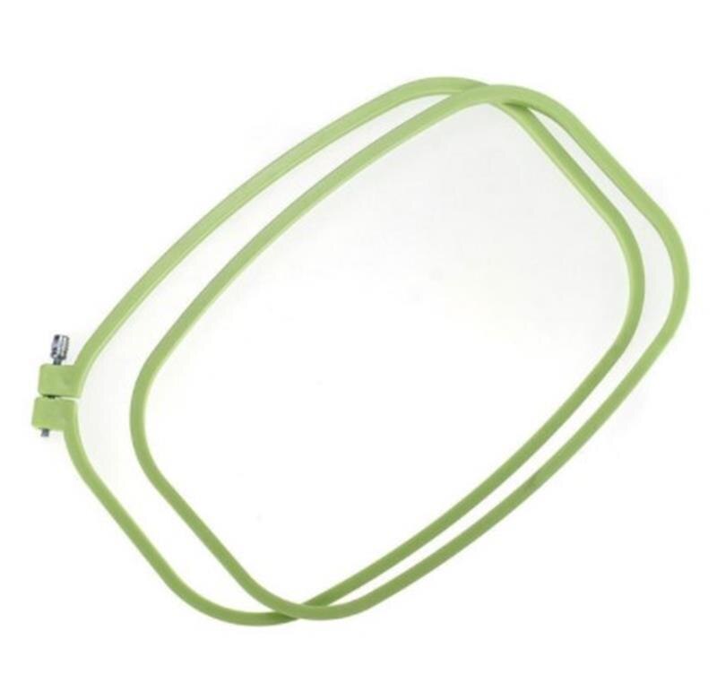 Plastic Square Embroidery Hoops Cross Stitch Hoop Ring DIY Needlecraft Cross Stitch Loop Hand Household Sewing Tools 5 Sizes: 18x26cm
