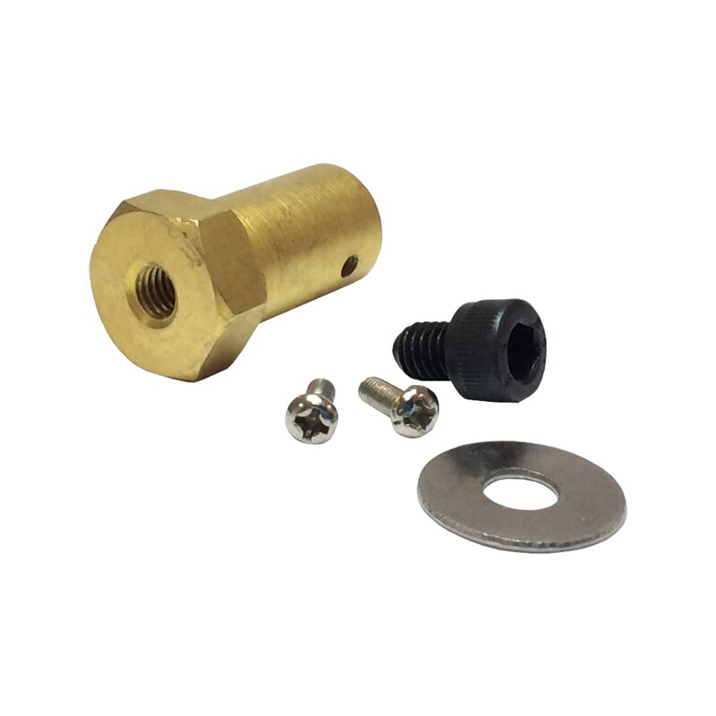 4 stk 17mm koblinger sekskant kobling længde 30mm boring 6/8mm kobber cylinder til rc bilhjul chassis dc gear motor trinmotor