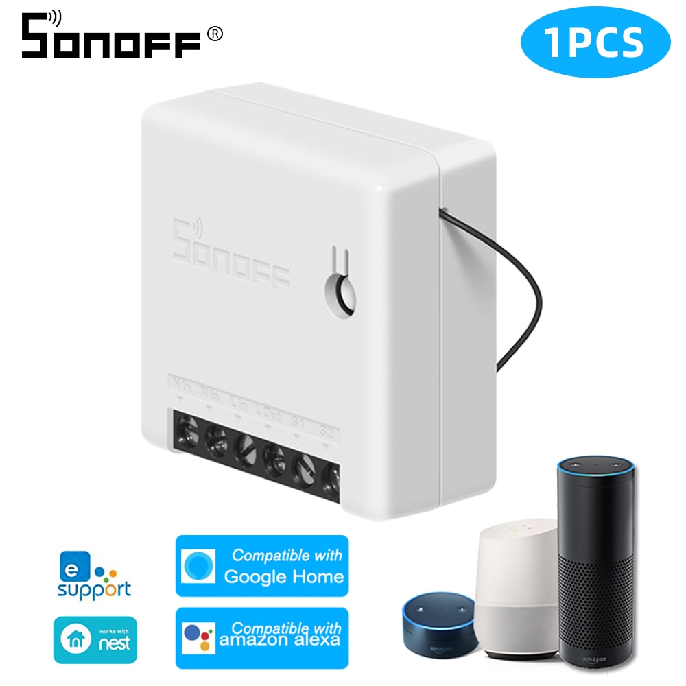 Sonoff Mini DIY Basic Wifi Switch 220V/Module/Light Timer RF Interruptor Switch Wifi Smart Home For Alexa Ewelink Google Home