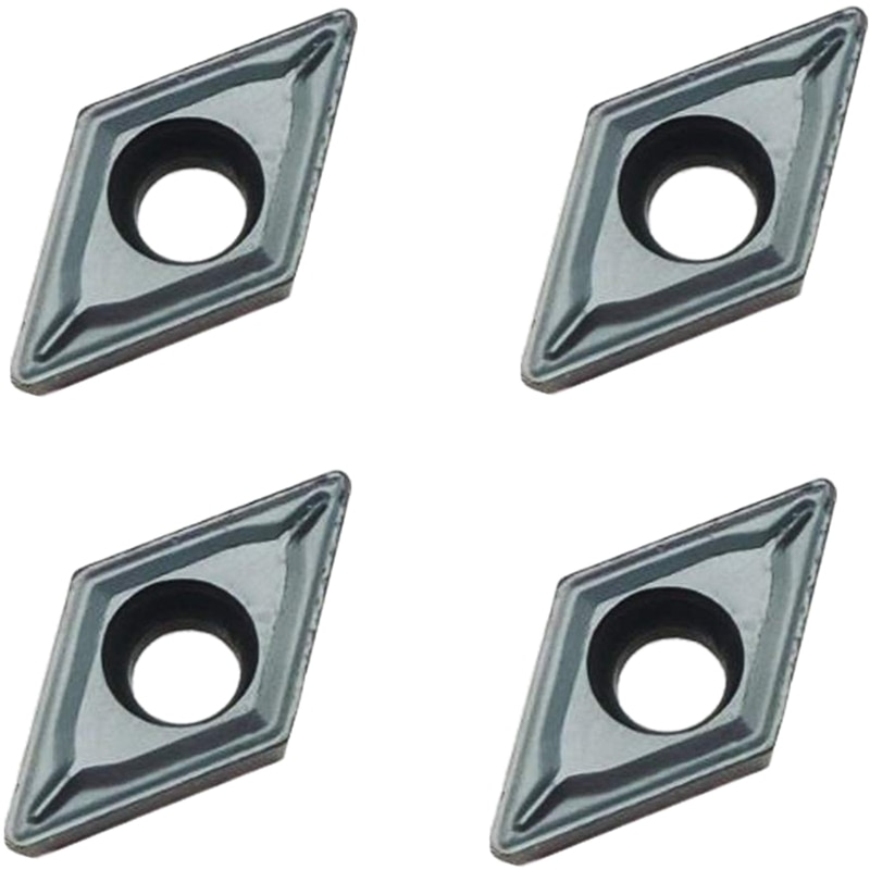 SHGO -4 pièces 1/2 pouces Mini tour Indexable porte-outil de tournage jeu de bits avec 4 pièces DCMT21.51 Indexable tournant insérer