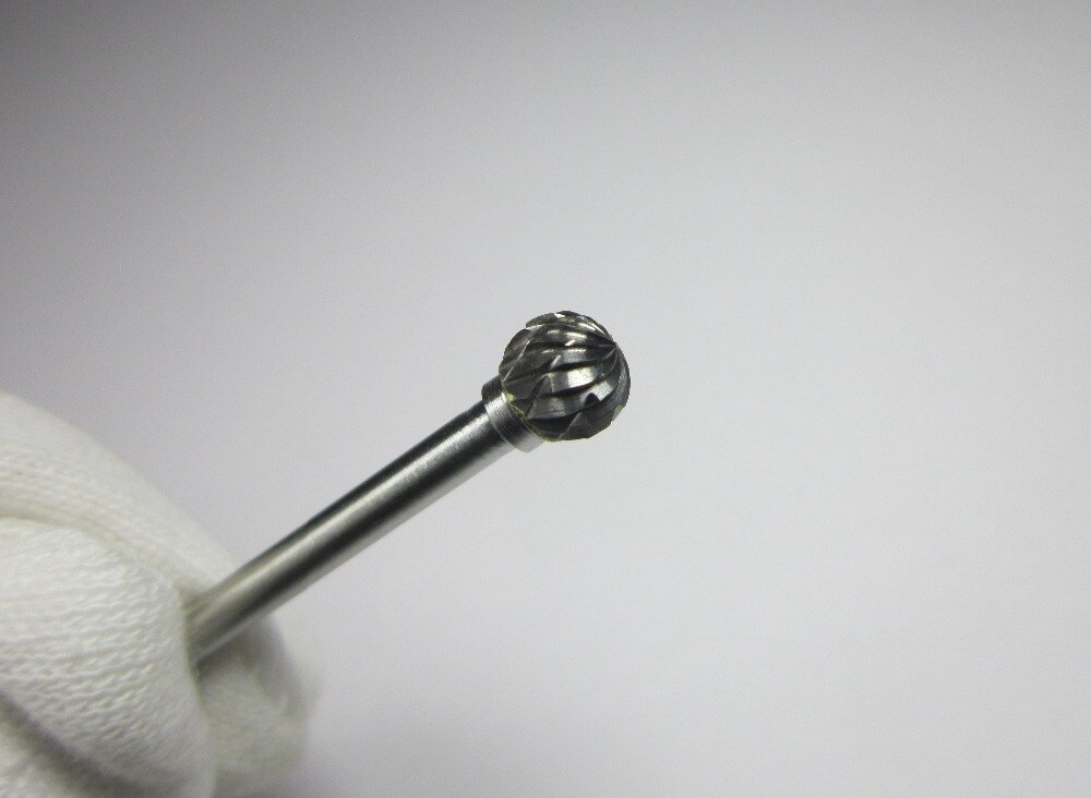 10 pièces tige 3mm tête 6mm carbure de tungstène fraises rotatives fichiers CNC moules accessoires pour le travail des métaux polissage meuleuse électrique