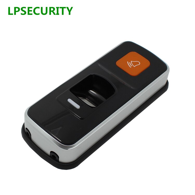 LPSECURITY WG26 Biometric Fingerprint Access Control reader support 3000 RFID Card of Door Relay with 10 pieces key tags