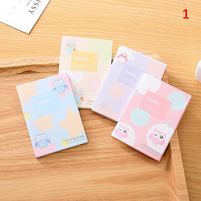 Papel absorbente de aceite para la cara, Control de aceite, herramientas de maquillaje, limpieza facial, hojas absorbentes de aceite, 50 unids/caja