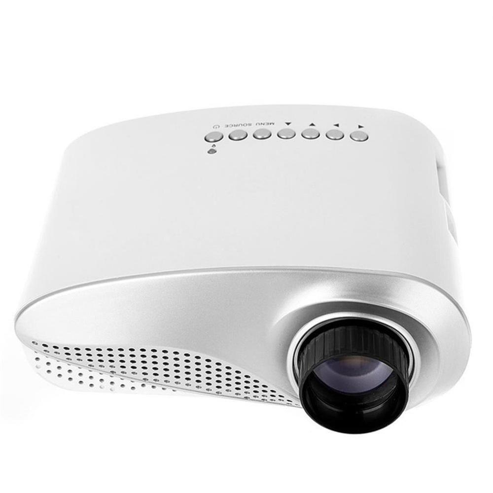 Rigal-miniproyector Led Rd802 Draagbare para cine en casa, con proyector Lcd, Usb/vga/hdmi, tipo de dibujos animados, para películas y vídeos, Rd-802: white