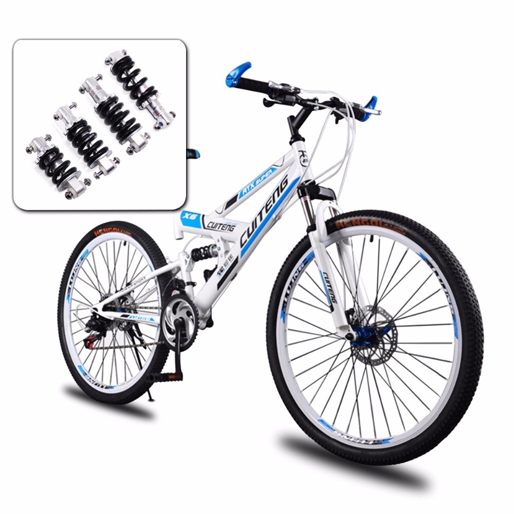 Mountainbike Hinten Schock Suspension Rahmen Auto Frühjahr Stoßdämpfer Fahrrad Teile Hinten Schock 100/125/135/150mm 100 0LBS BZR002