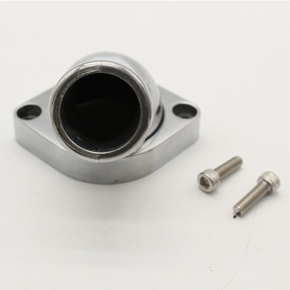 FOR Ls Polished Aluminum 45 Degree Water Neck Thermostat Housing FOR Ls1 Ls2 Ls7 Polished Chrome Water Neck Set