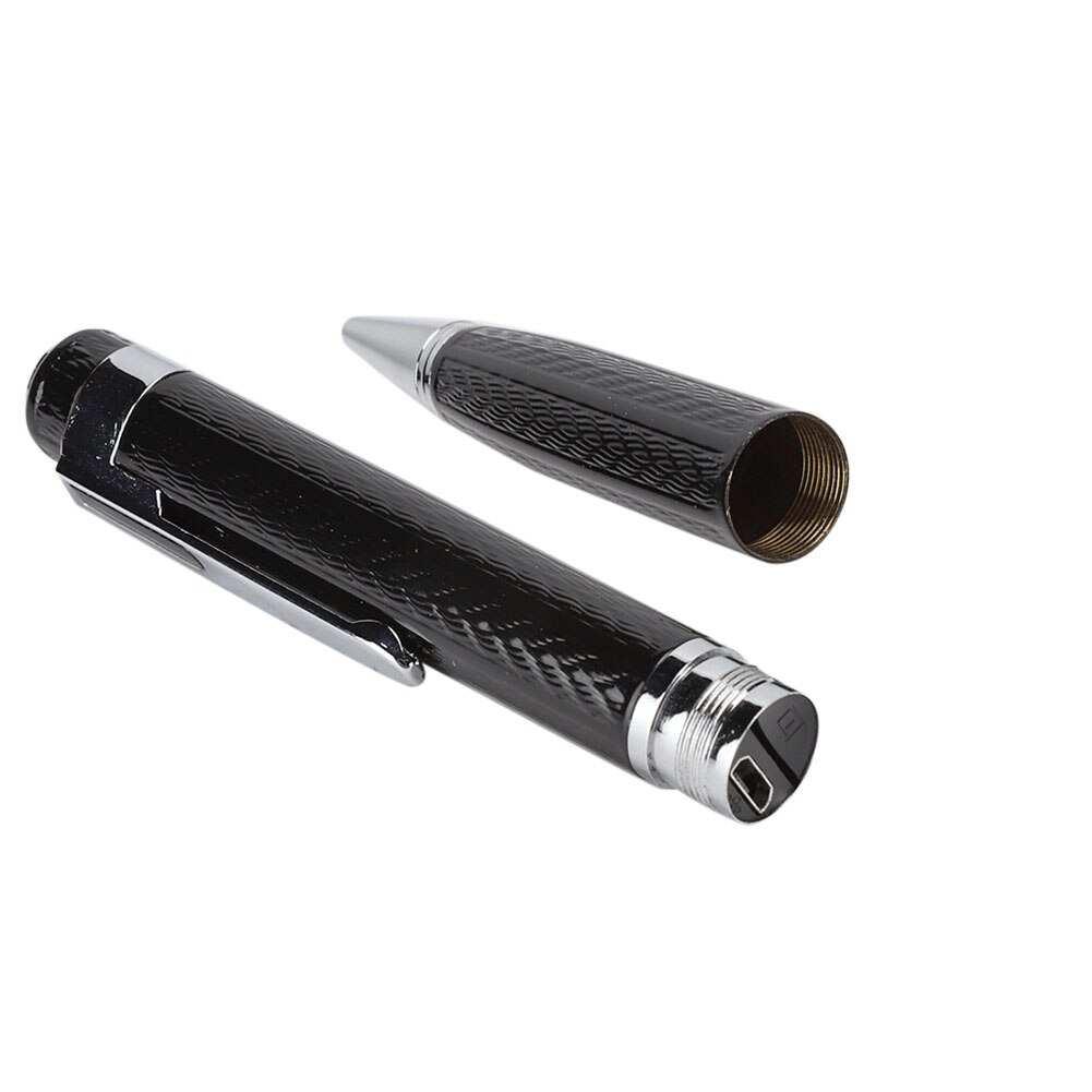 Penvormige continue 12-uurs digitale voicerecorder 192Kbps Audiorecorder met één knop Draagbare audio-video