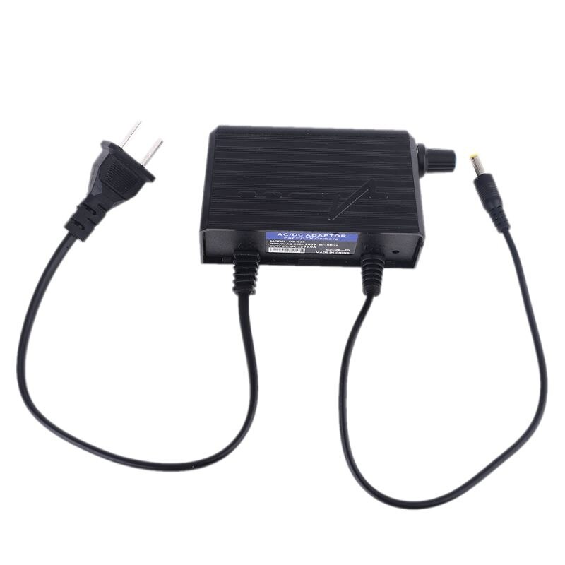 US Plug AC 100-240V to DC 12V 2A LED Light Fan Speed Control Dimmer ON OFF Switch Power Adapter Supply Charger