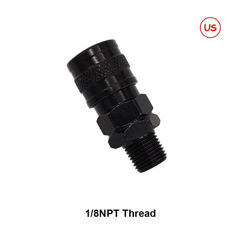 HPA Foster 1/8NPT M10 filetage (US), prise mâle 22-2,23-2, prise femelle 2202,2302 adaptateur de coupleur à déconnexion rapide: Bleu
