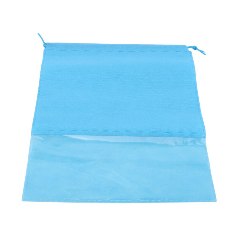 Waterdichte schoenen organizer tas, reistas, draagbare schoenen opbergtas, trekkoord tassen, dolap organizer 10 stuks, tas: Blauw / S