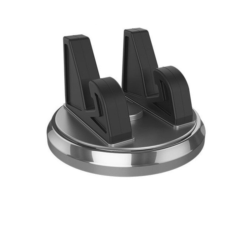 Auto Telefoon Houder Stands Draaibaar Ondersteuning Anti Slip Mobiele 360 Graden Mount Dashboard Gps Navigatie Universele Auto Accessoires: sliver