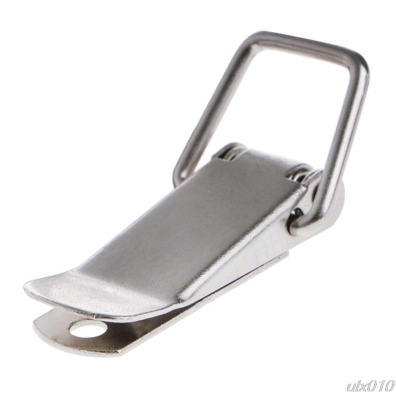 4Pcs Hardware Cabinet Boxes Spring Loaded Latch Catch Toggle Iron Hasp For Sliding Door Simple Window Cabinet S08