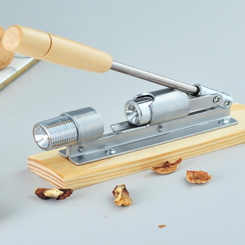 Manual Stainless Steel Nut Cracker Mechanical Sheller Walnut Nutcracker Fast Opener Kitchen Tools Fruits And Vegetables