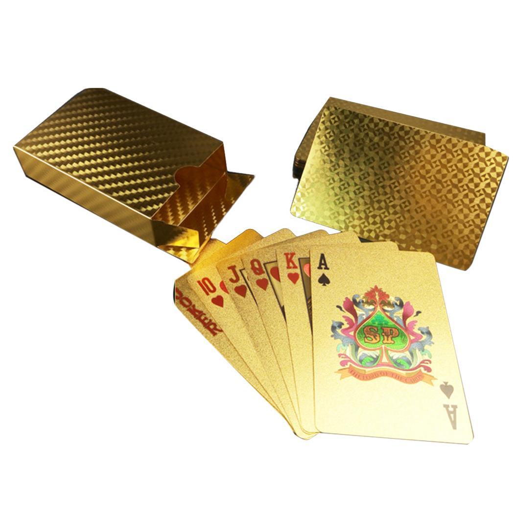 Playing Cards Gold foil Durable Poker Cards Deck of Cards: type 2