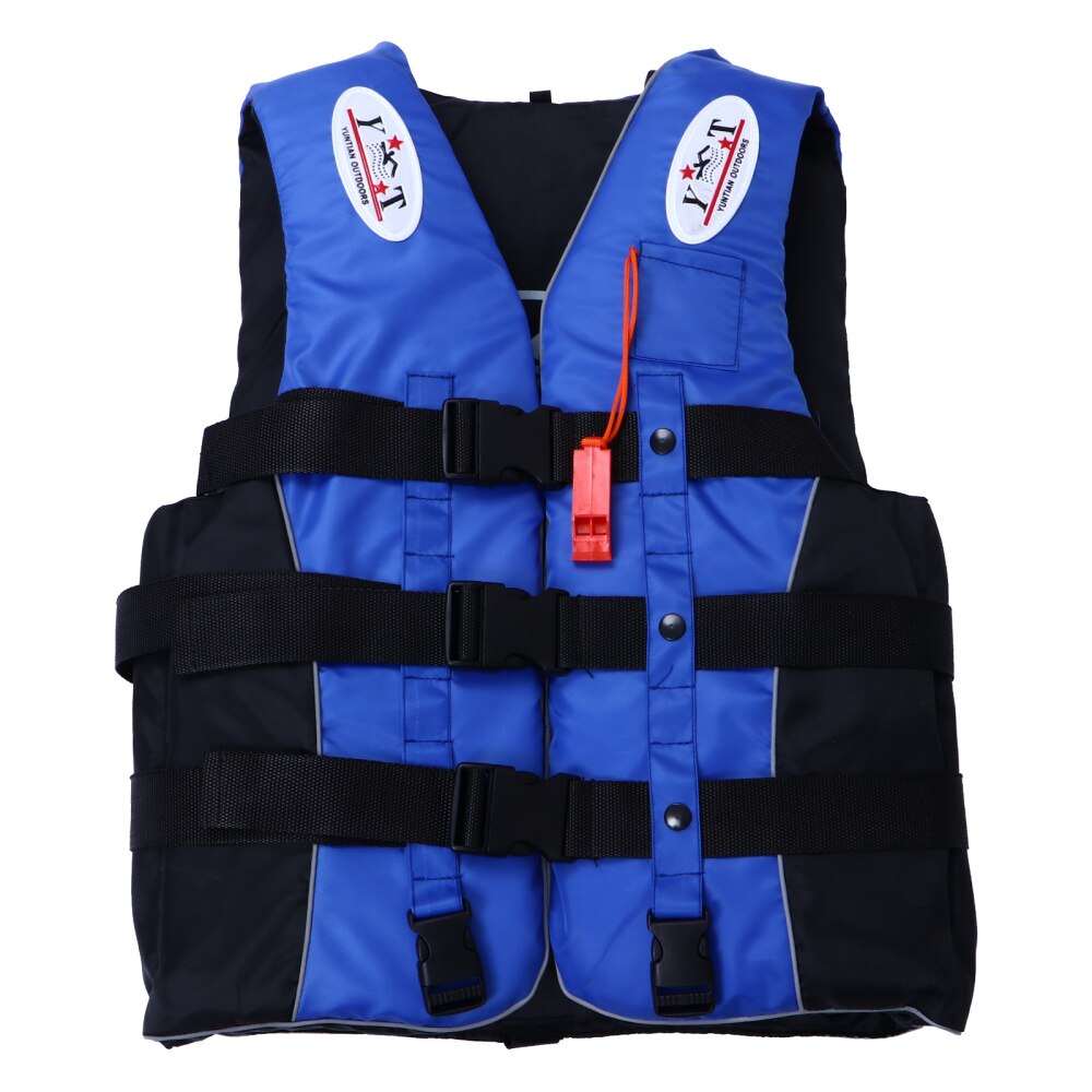 1pc vida esportes aquáticos flotation colete adulto à deriva segurança: Blue 1