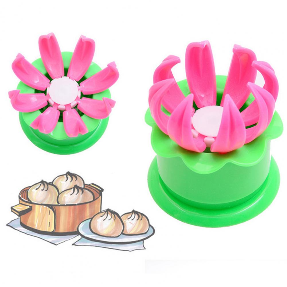 Chinese Bun Mold Steamed Stuffed Bun Making Mould Covenient Easy to Use Multicolor Steamed Bun Dumpling Maker Mold for Household