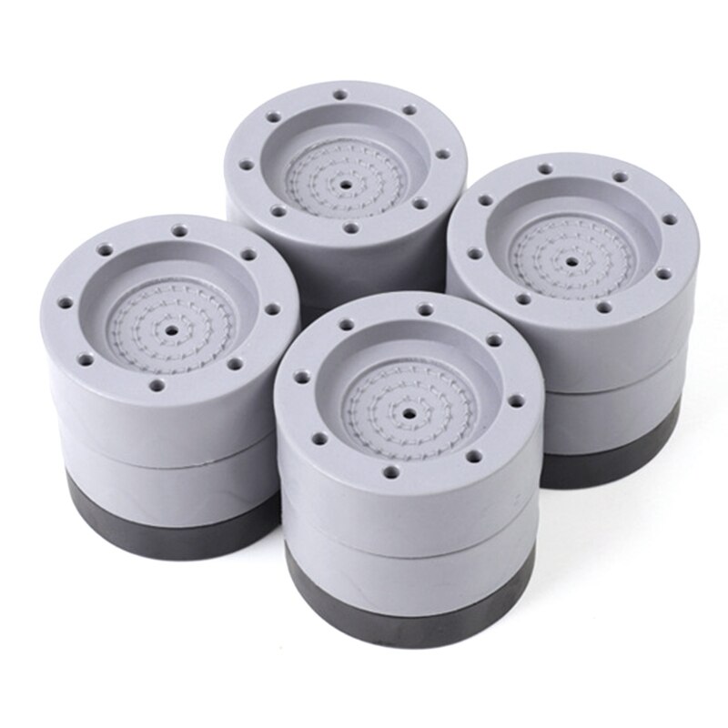 4 stücke Schock und Lärm abbrechen Waschmaschine Unterstützung Anti-Unterhose Anti Vibration Trockner ErhöHenne Höer Füße Pads: 6CM