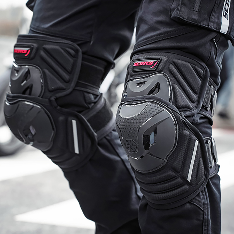 Scoyco K-46 Ginocchiere per moto Motocross Ginocchiera Protezione dagli urti Moto Ciclismo MTB Dirt Bike Ginocchiere Parastinchi