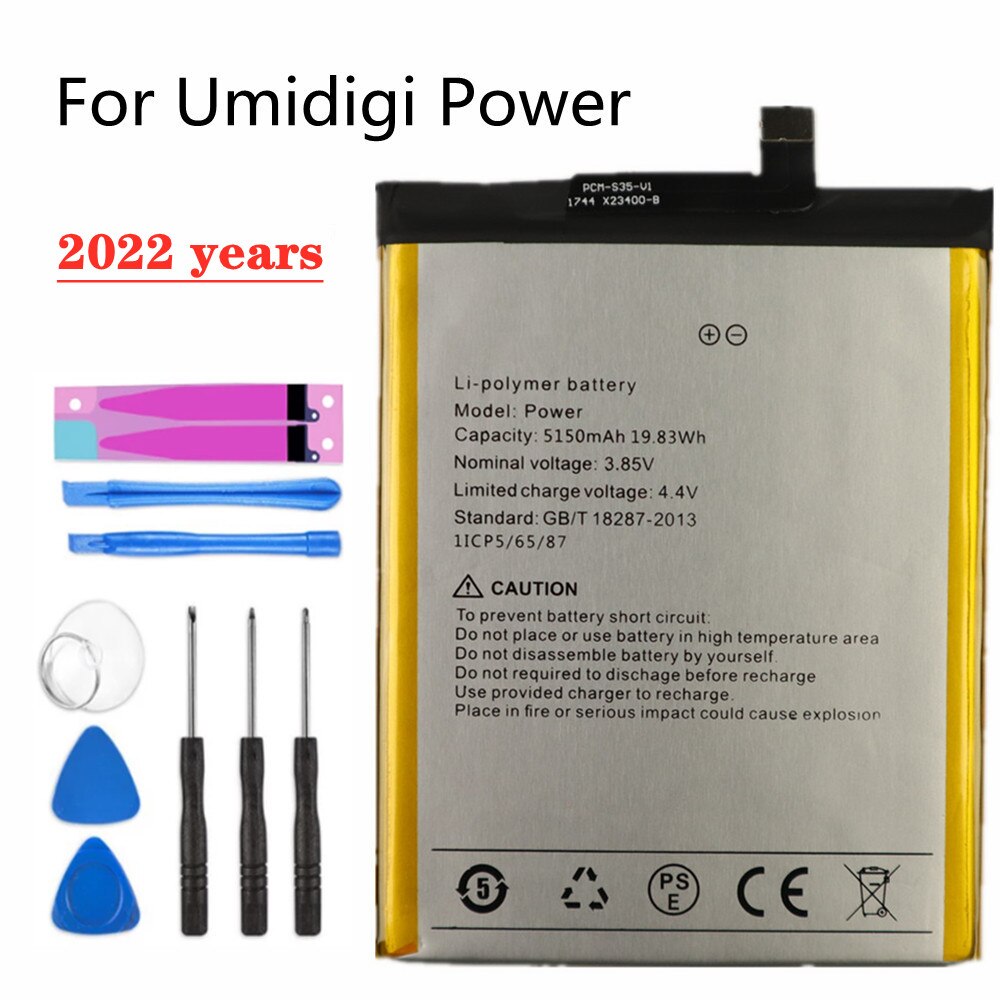 Original Battery For UMI Umidigi F1 Play F2 A9 / A7 / A5 / A3 / A1 Pro Z2 Z Touch One Max One Pro Power 3 S2 Pro Lite S3 Pro: Umidigi Power