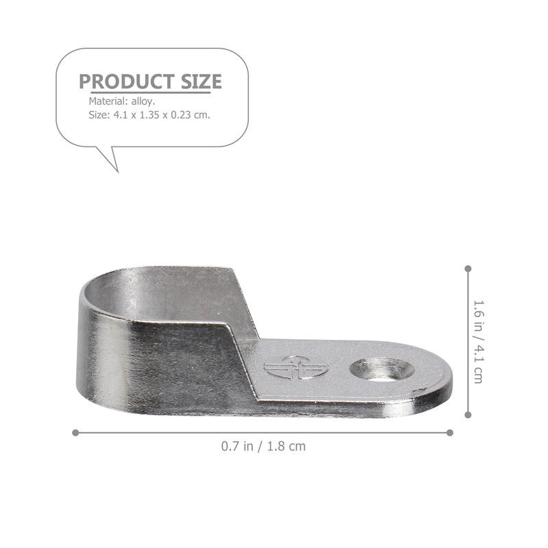 Oval Closet Rod End Supports Furniture Accessories Wardrobe Tube Support Bracket Clothes Hanging Rod Holder Clothes Tube Support