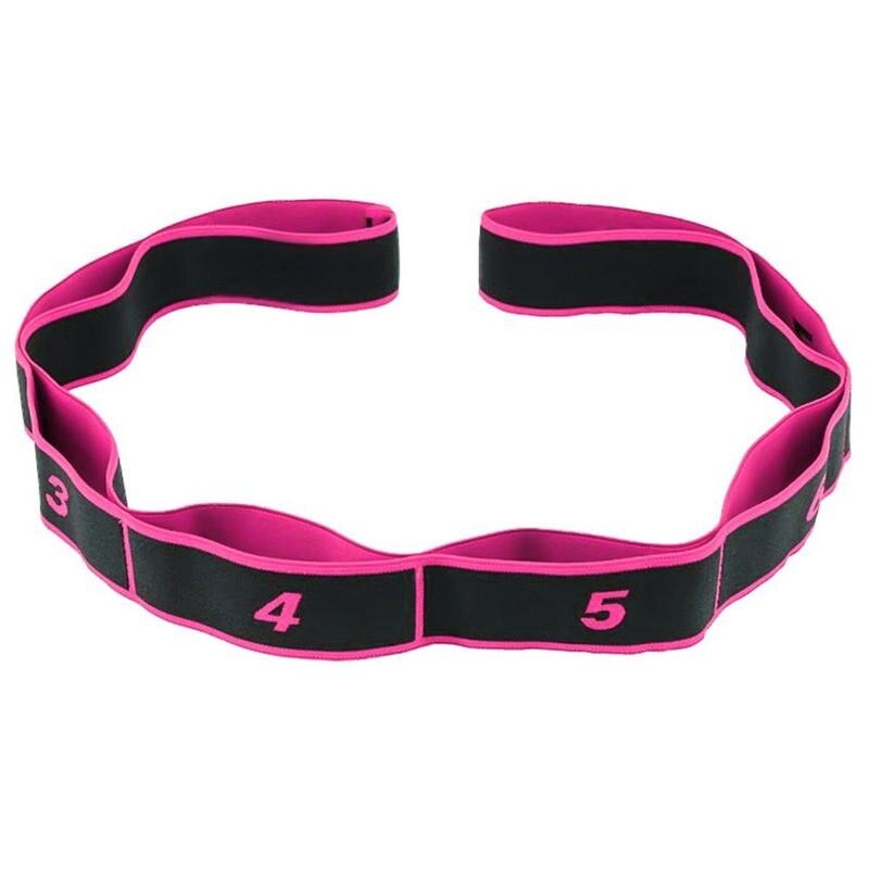 Yoga trekband riem polyester latex elastisch latijnse pilatesband weerstand dans oefening yogabanden fitness stretchen toilet  h1 w 4