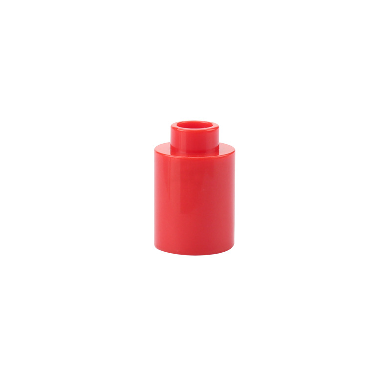 Big Size DIY Toy Tree Flower Bracket Big Particle Cylinder Compatible Large Bricks Children Kid Plastic Assemble Educational Toy: WHITE