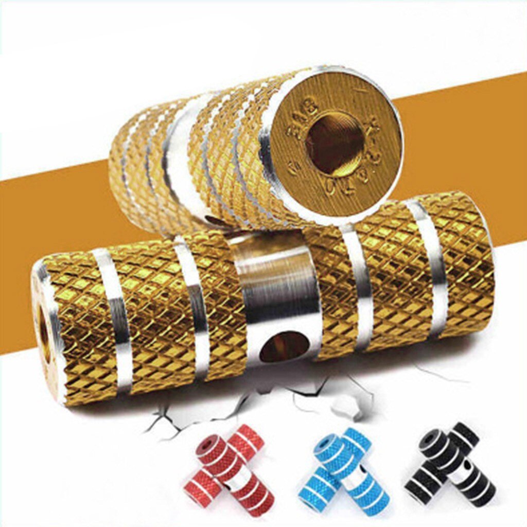 2 uds bicicleta eje de pedales pie resto clavijas Anti-deslizamiento trasero pies pedales BMX bicicleta ciclismo accesorios de bicicleta de Pedal Para Bicicletas #40