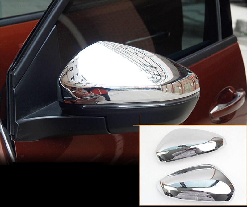 Garniture de rétroviseur extérieur pour Peugeot 3008, pour 5008 GT ABS, accessoires chromés, couverture de rétroviseur, 2 pièces