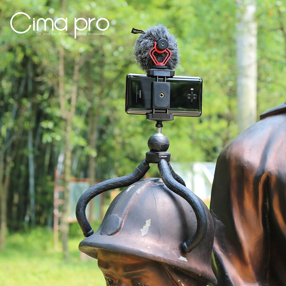 Cima Pro-Mini soporte de pulpo para exteriores, trípode Flexible para teléfono móvil Android, cámara Digital, GoPro, DSLR, RM30II