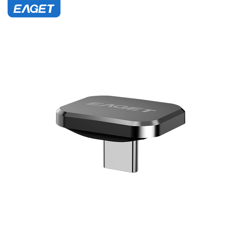 EAGET 8 GB/16 GB/32 GB/64 GB Mini Auto Type-C USB 2.0 Flash Drive Plug & Play voor Dashcam Mobiele Mac PC Auto Rijden: zwart / 32 GB
