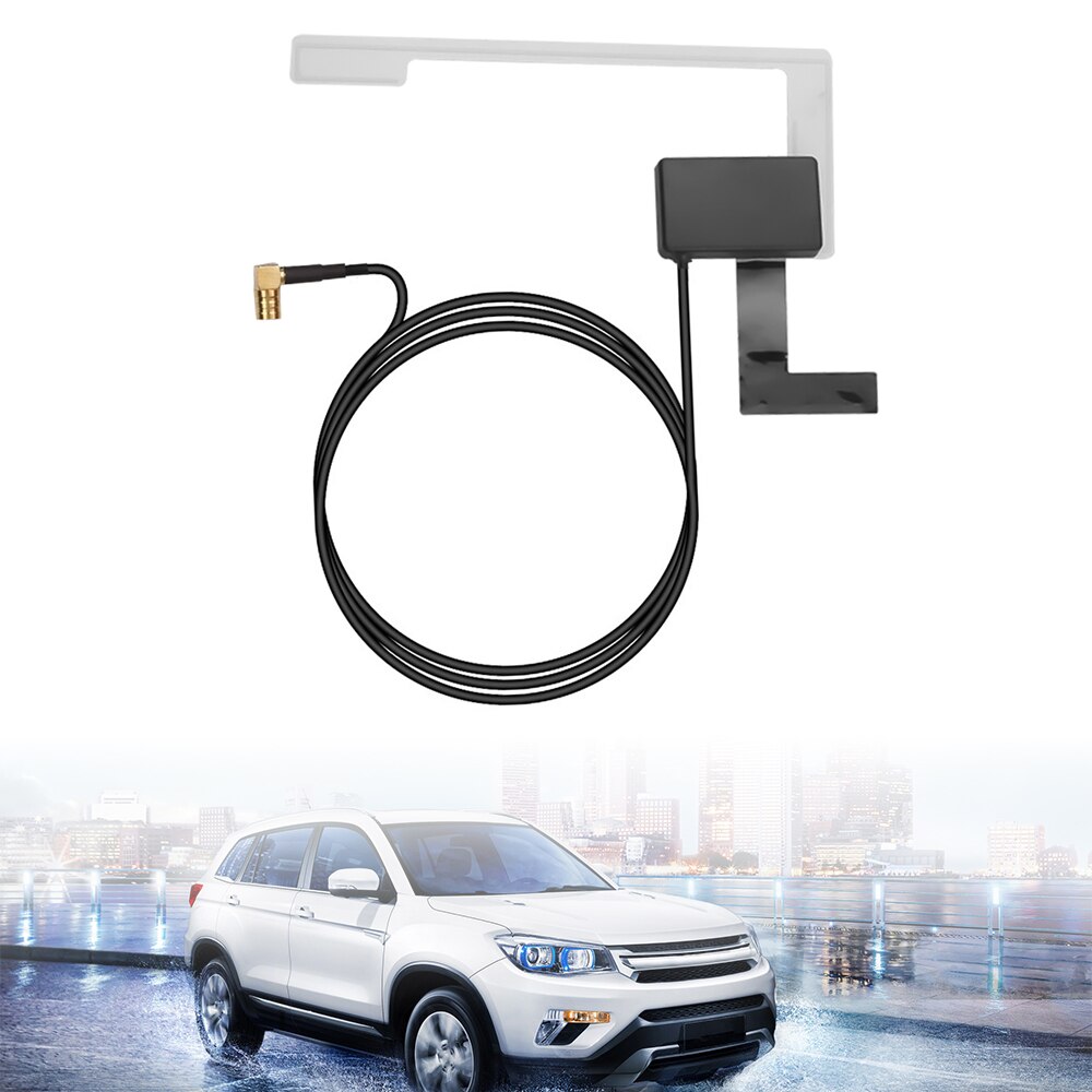 Kebidumei Smb/Sma Connector Voertuig Actieve Antenne Universele Dab Digitale Autoradio Antenne Met Rf Versterker Sterke Stabiel Signaal