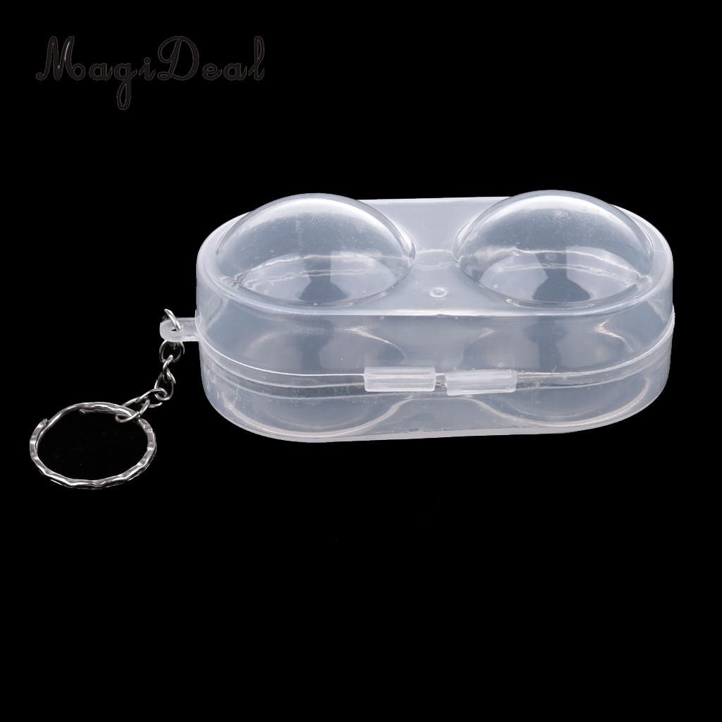 MagiDeal Plastic Table Tennis Ball Container Box Ping Pong Ball Storage Carry Case Hold up to 2 Balls 4 Colors