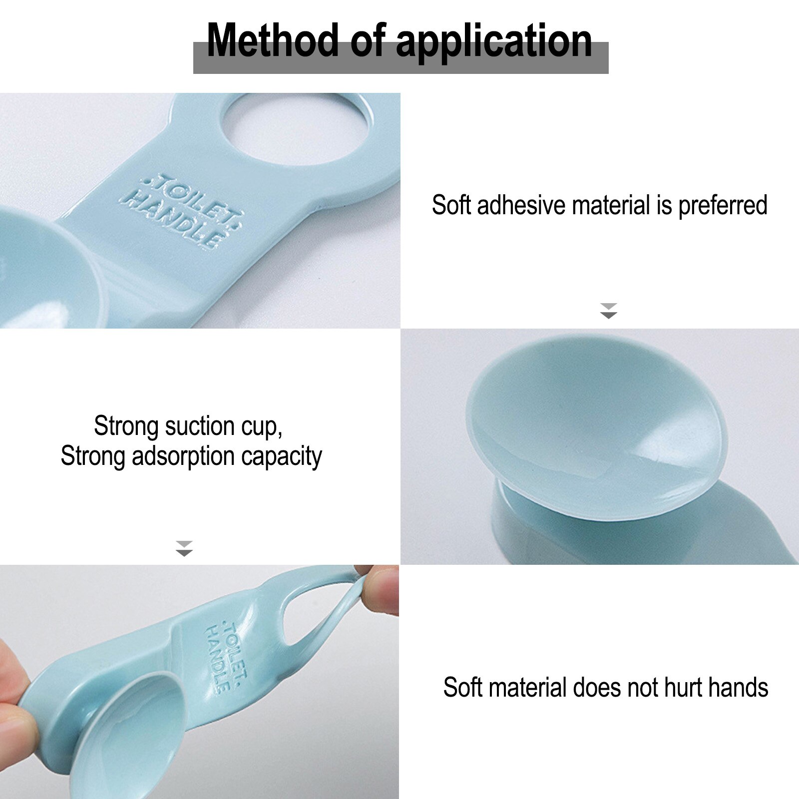 Portable Nordic Toilet Seat Lifter Toilet Lifting Device Avoid Touching Toilet Lid Handle WC Accessories 2Pcs