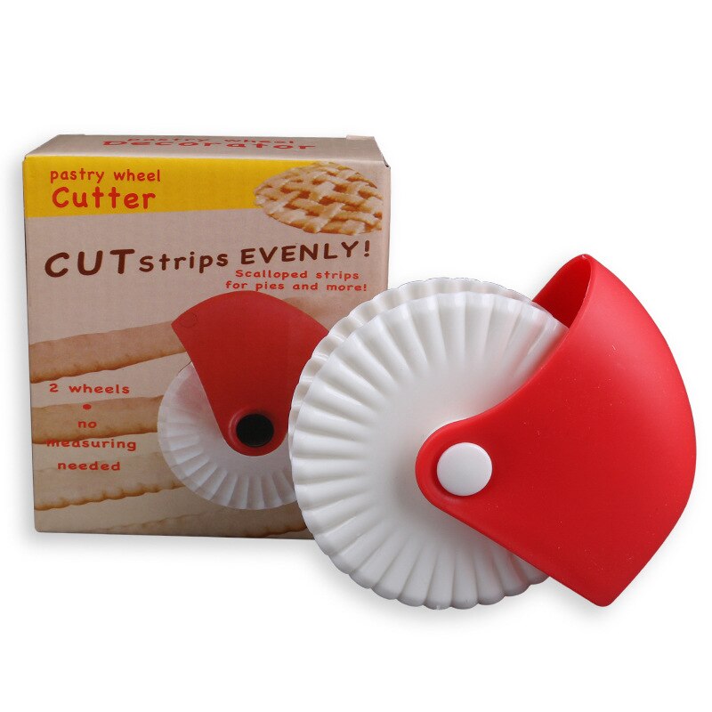 Baking tool pastry cutting wheel pastry curling wheel manual cutter roller knife kitchen gadget