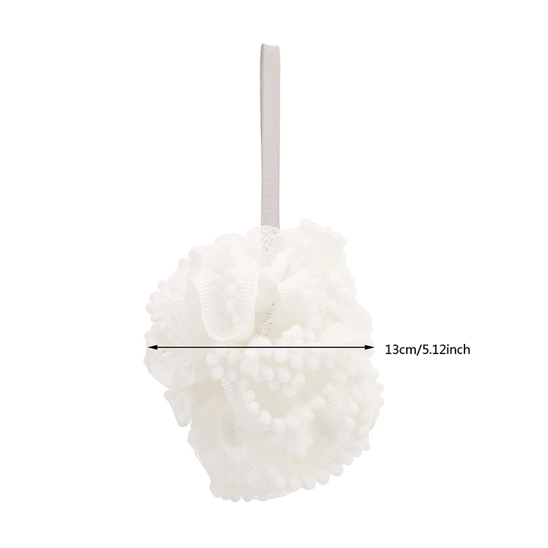 Foam Spons Stick Body Zachte Douche Bloem Tennis Huid Schoonmaken Tool Bad Bal Badkamer Accessoires