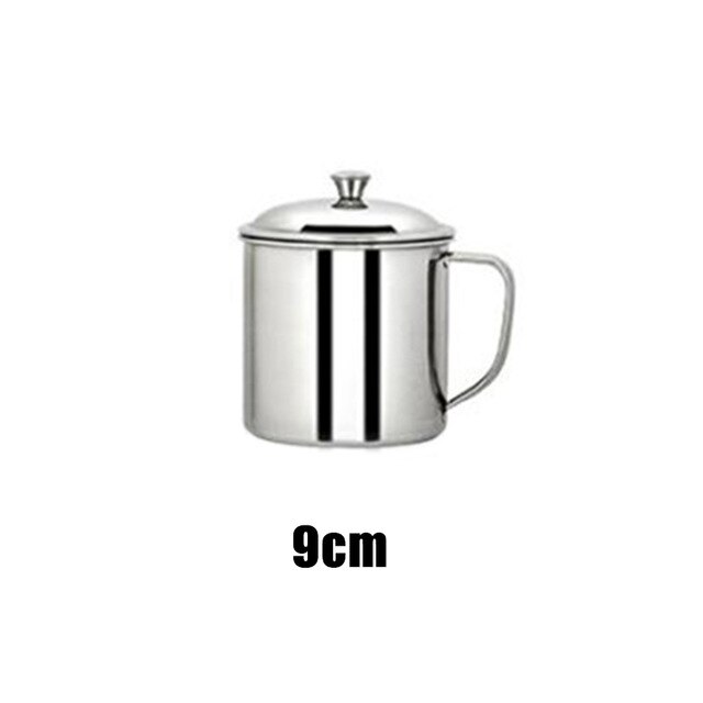 Thuis Roestvrij Staal Mok Drinken Koffie Bier Picknick Camping Reizen Keuken Cup: 9cm  450ml