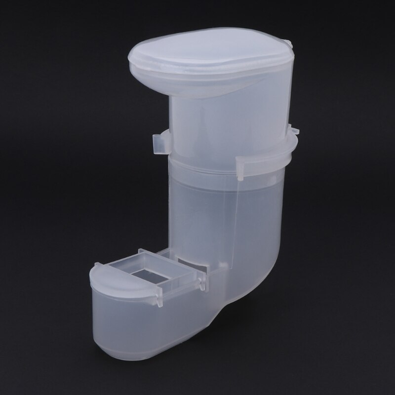 Voederautomaat voor vogels, automatische voer- en drinkautomaat voor papegaaien, clipdispenser voor huisdieren, kooivoeder