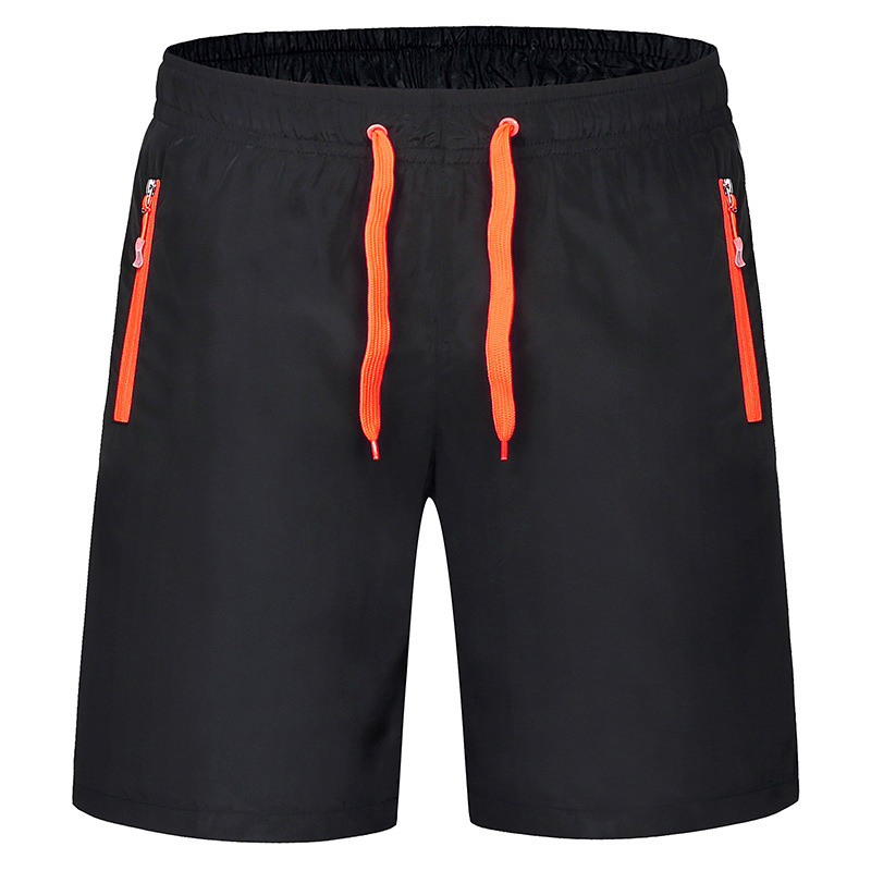 M-4XL Size Running Shorts Quick Dry Beach Fitness Gym Short Pants Quick Dry Outdoor Jogging Elastic Shorts Outdoor Tools: Orange / XXXL