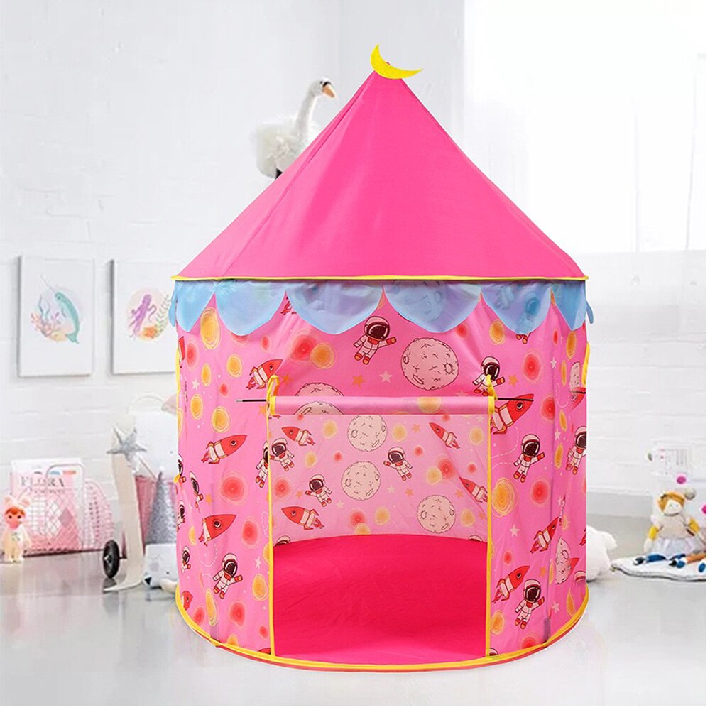 Ruimte Creatieve Ruimteschip Spel Tent Tipi Kinderen Spelen Huis Wigwam Portable Opvouwbaar Opvouwbare Tent Voor Indoor En Outdoor Gebruik