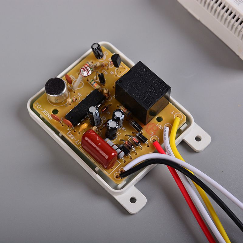 Intelligent On Off Voice Sound Light Sensor Control Delay Lamp Switch AC 220V