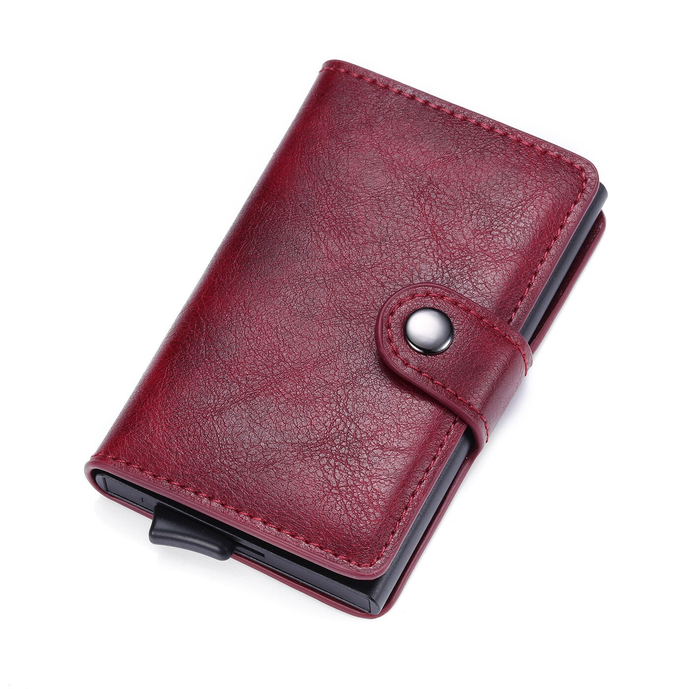 RFID Anti-theft Swipe Credit Card Holder Men's Business Accessories Card Protective Sleeve Wallet Metal Bank Credit Card Bag
